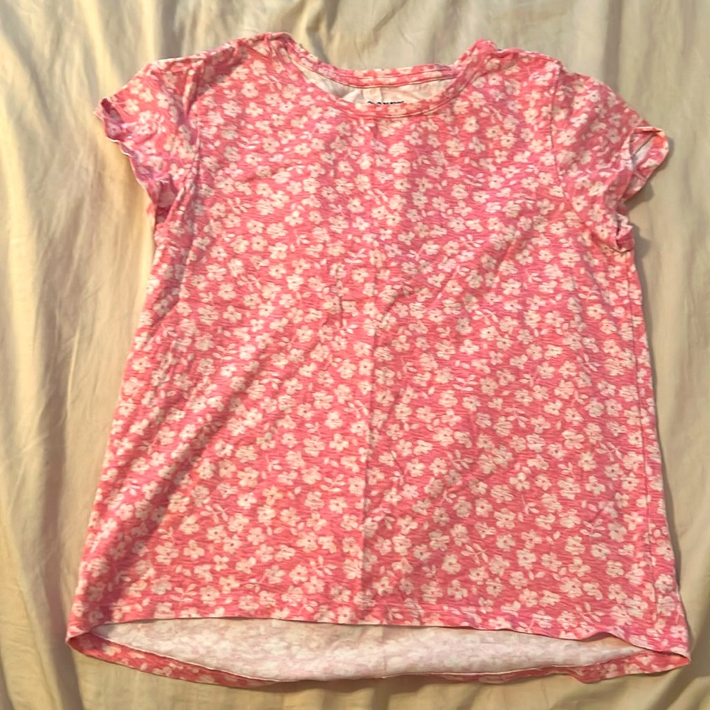 Bundle 3 for $15 Girls Old Navy pink floral print tee girls size xl